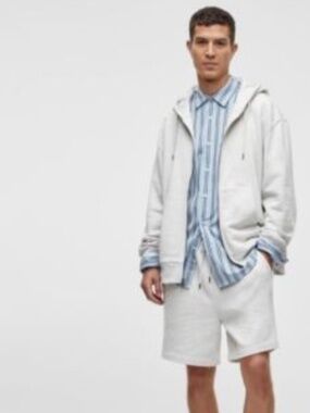 Mode of One Mens Full Zip Fleece Hoodie SIZE L NWT